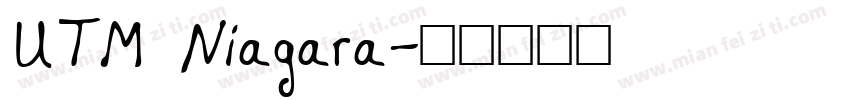 UTM Niagara字体转换